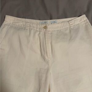 Lizgolf Cream High-Waisted Pants
